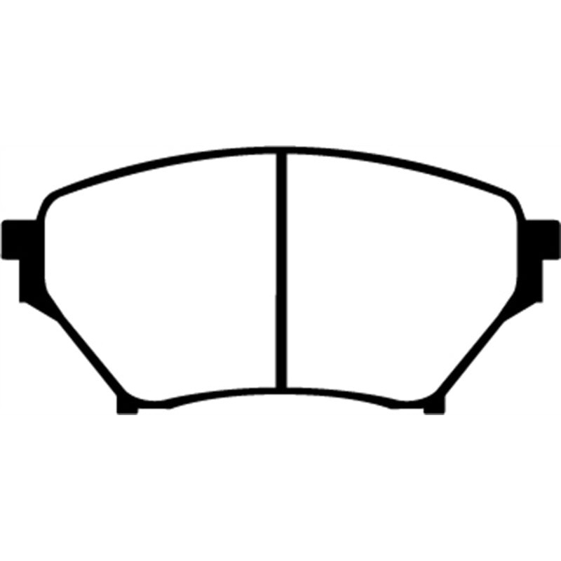EBC 01-03 Mazda Miata MX5 1.8 (Sports Suspension) Redstuff Front Brake Pads