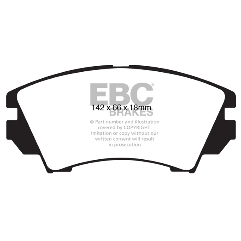 EBC 10+ Buick Allure (Canada) 3.0 Ultimax2 Front Brake Pads