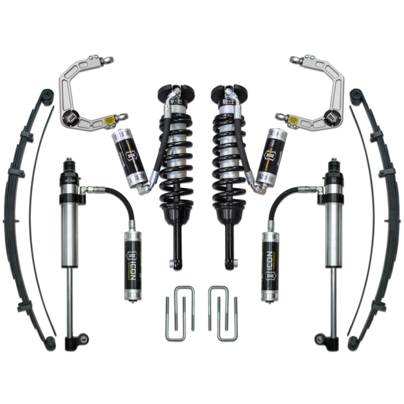 ICON 05-15 Toyota Tacoma 0-3.5in/16-17 Toyota Tacoma 0-2.75in Stage 8 Suspension System w/Billet Uca