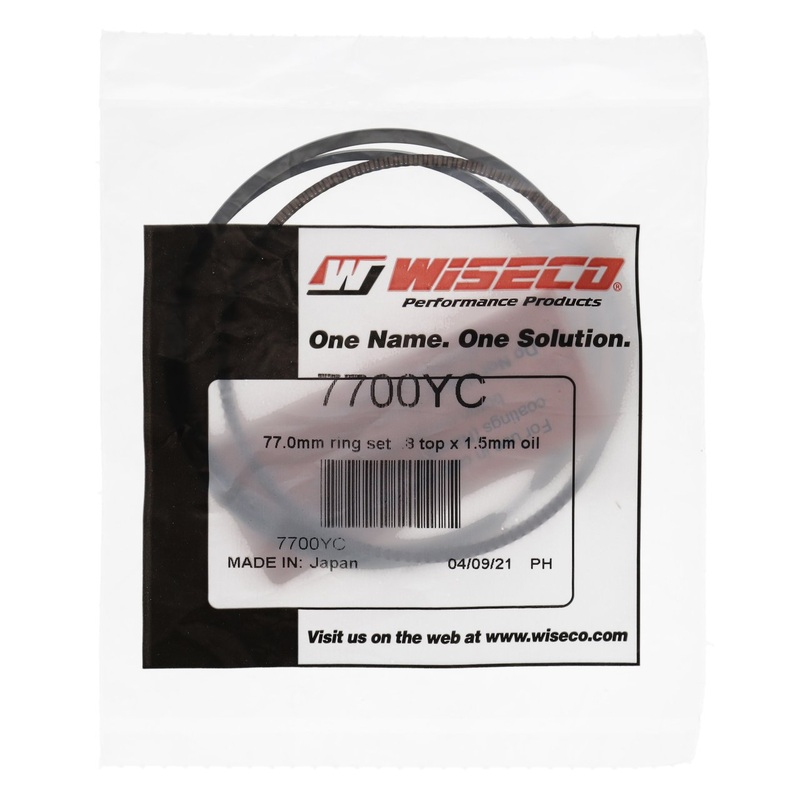 Wiseco 7700YC 77.00mm Ring Set .8 x 1.5mm