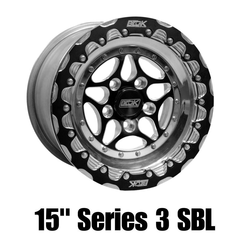 Belak 15×8 / 5in BS / 5×114.3 BP / High Pad / Series 3 Wheel – Single Beadlock Billet Outer Lip