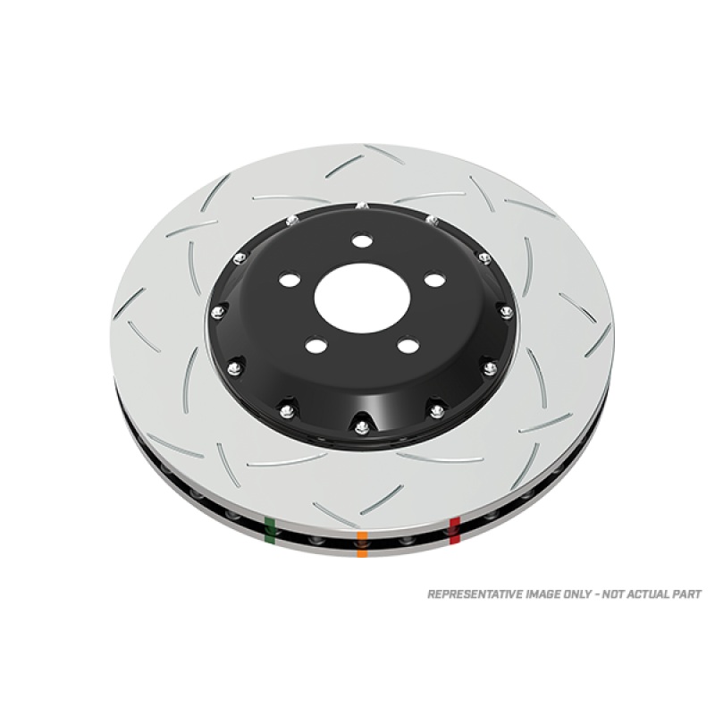 DBA 11-15 Jeep Grand Cherokee Exc. SRT8 Front T3 5000 Series Slotted Rotor w/ Black Hat 350mm