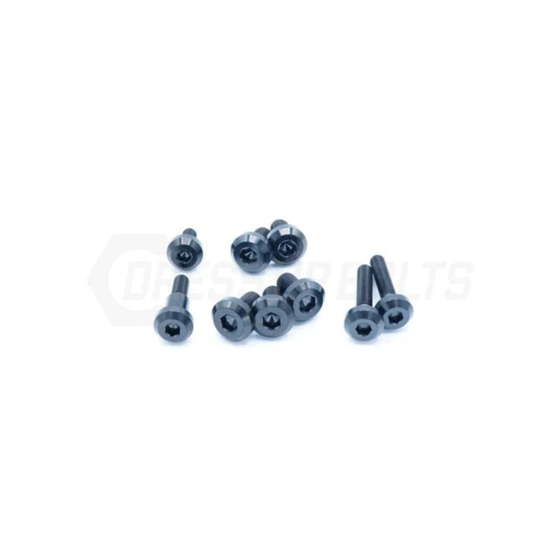 Dress Up Bolts 2022 BRZ/GR86 Fuel Rail Cover Titanium Hardware Kit – Blue | SUB-035-Ti-BLU