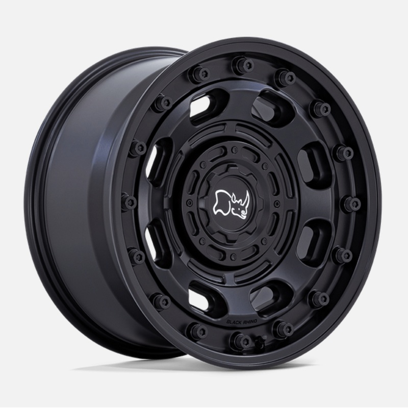 18×9.0 Black Rhino Atlas Matte Black