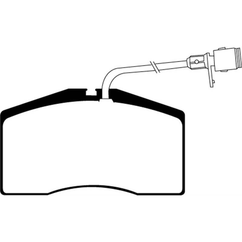 EBC 01-03 Audi S8 4.2 Redstuff Front Brake Pads
