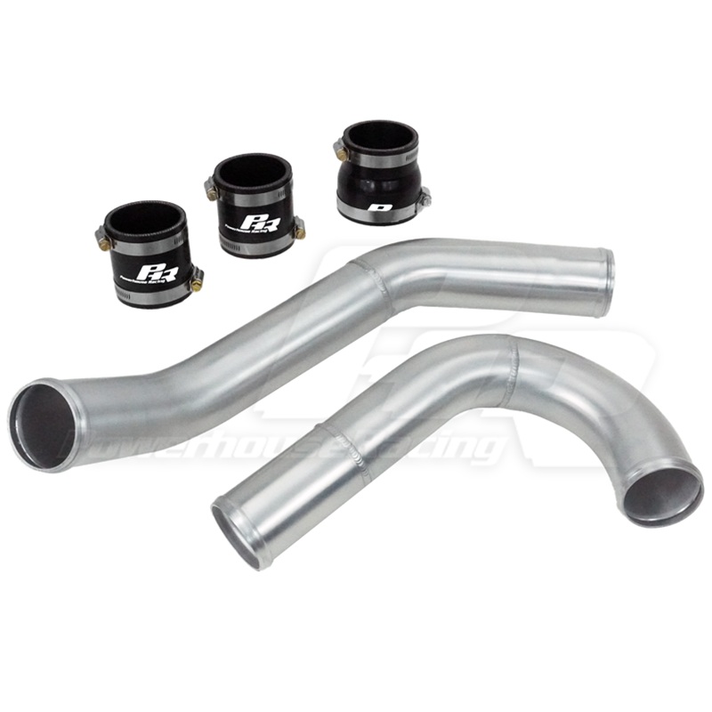 PowerHouse Racing (PHR) 2.5″ Hot Side Intercooler Pipe for S23/S45 Turbo Kits – Gloss black powder coat