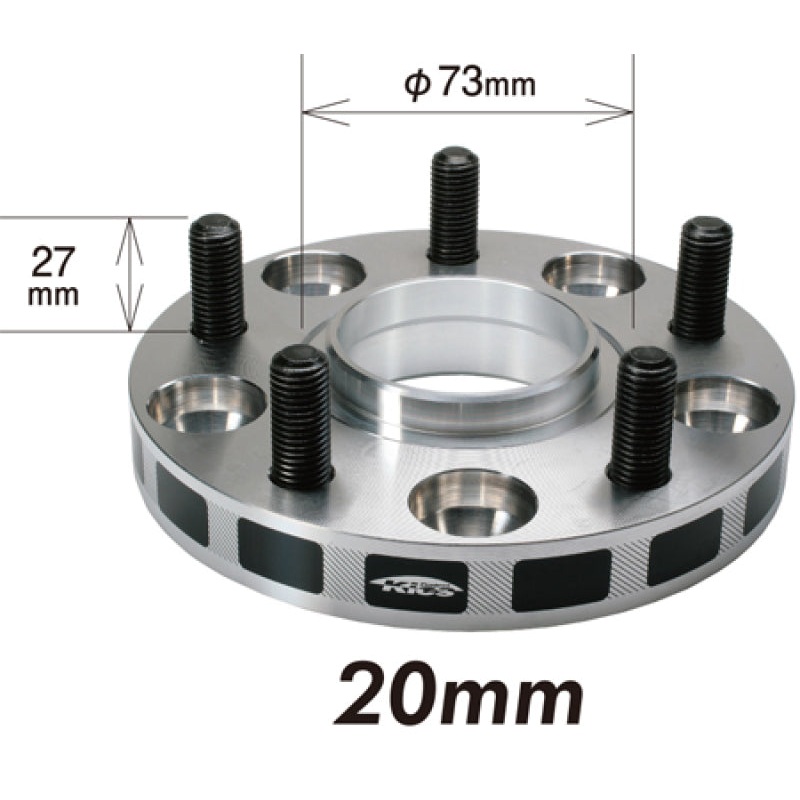 Project Kics 12X1.50 5-114.3 67MM Hub Wide Tread Spacers – 20MM | W5120W167