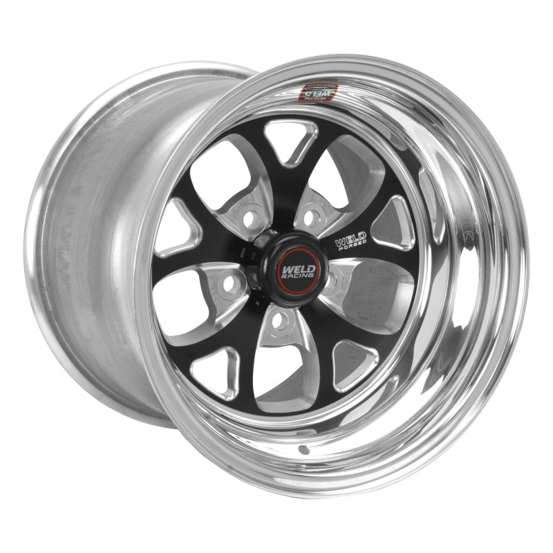 Weld S76 15×14.33 / 5×4.5 BP / 3.5in. BS Black Wheel (Low Pad) – Non-Beadlock
