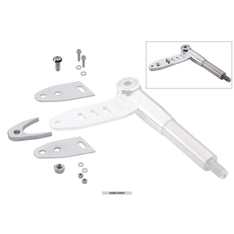 0092.00KIT OTK Tony Kart 25mm Spindle Extension Plate Kit for Easier Steering, 1 Pair
