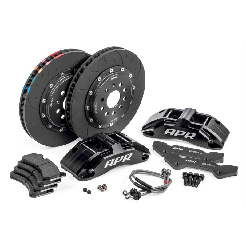 APR Front Big Brake Kit 350mm 6 Piston Black – 18+ Audi RS3