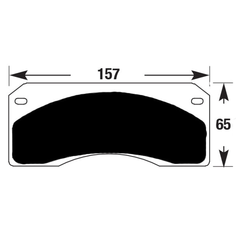 Porterfield Brake Pads for 1980 CHEVROLET CORVETTE Dual Pin