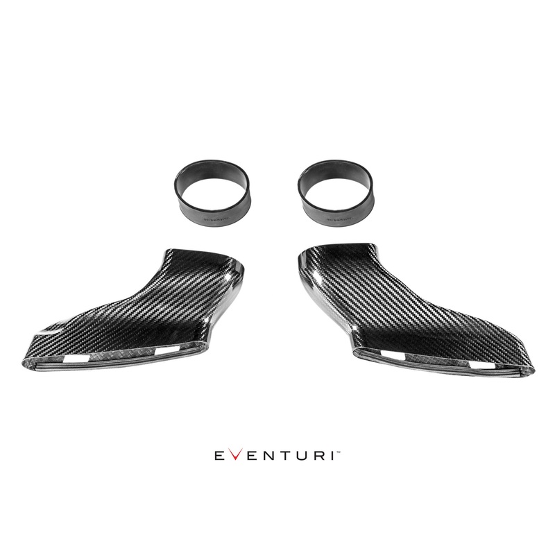Eventuri Mercedes W205 C63 / C63S AMG Black Carbon V2 Duct Upgrade Kit For V1