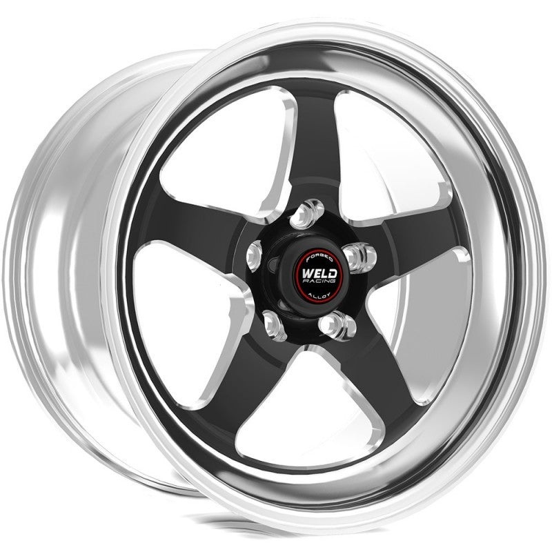 Weld S71 15×11 / 5×115 Conical Lug / 6.5in BS Black Wheel 3.18in ID (Medium)