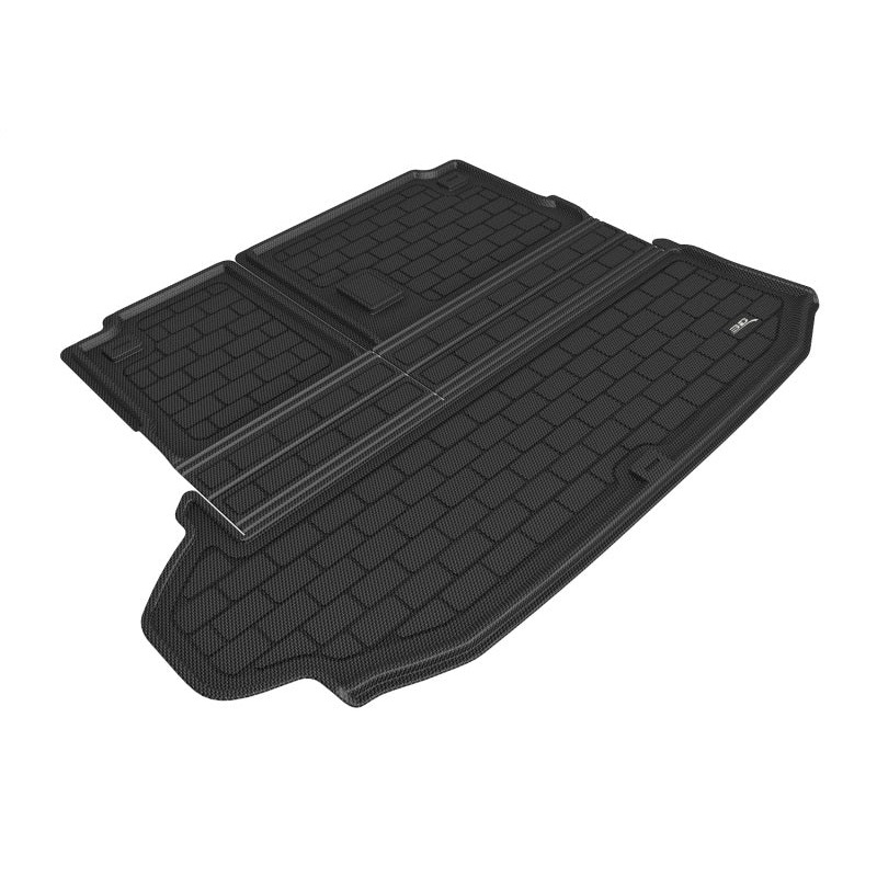 3D MAXpider 20-21 Toyota Highlander No Subwoofer Kagu Seat Back Protector Cargo Liner – Black