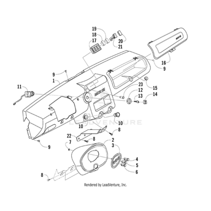 Bezel Lights – Instrument Pod by Arctic Cat