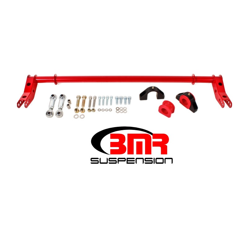 BMR 10-15 5th Gen Camaro Rear Hollow 1.375in Xtreme Anti-Roll Kit – Red