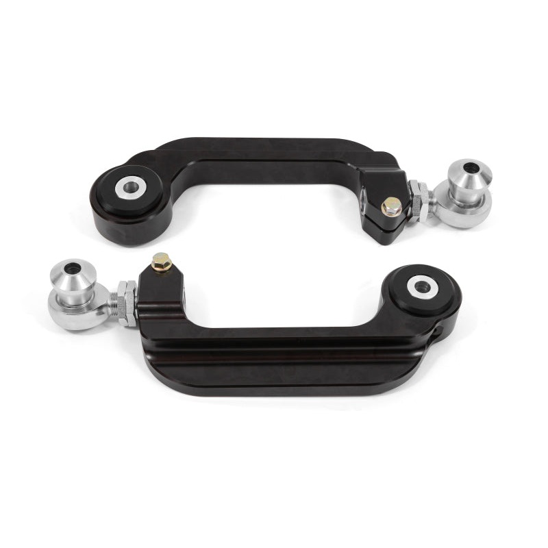 BMR 15-21 S550 Mustang Billet Aluminum Camber Links Adjustable | Delrin/Rod ends – Black Anodized