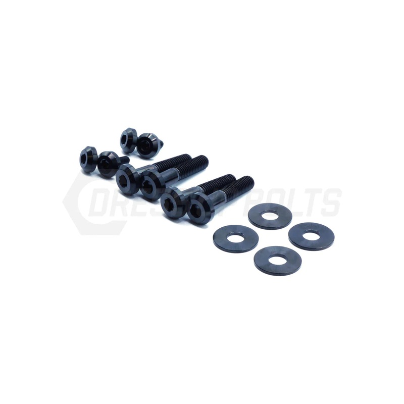 Dress Up Bolts [22-25 WRX] Stage 1 Titanium Hardware Trunk Kit | Black | SUB-044-Ti-BLK