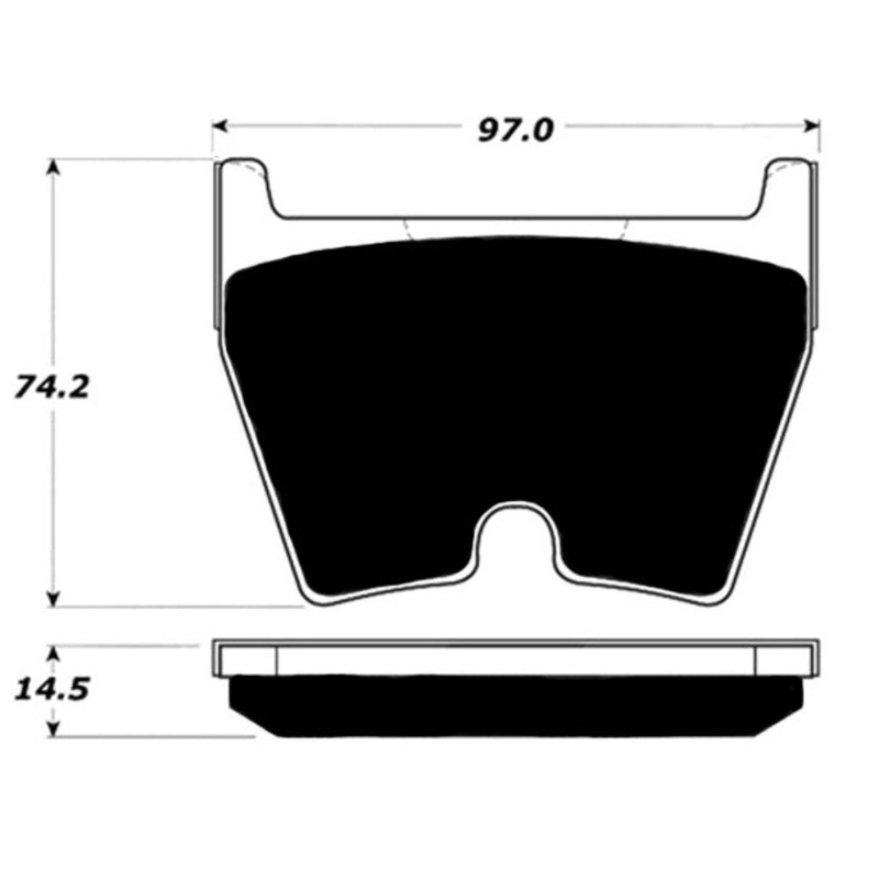 Porterfield Brake Pads for 2008 AUDI RS4