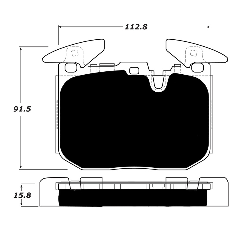 Porterfield Brake Pads for 2016 BMW M3 – Exc Ceramic Discs