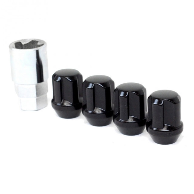 Project Kics Bull Lock Tuskey M12x1.25 Lock Nuts Black – Universal