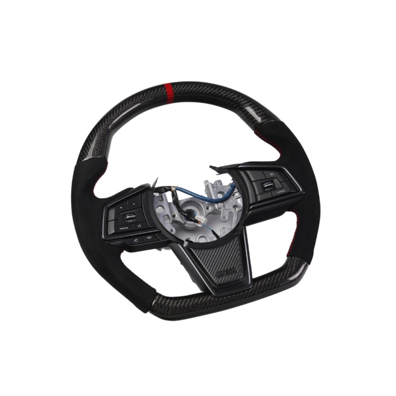 Racing Art [22-25 WRX] Carbon Fiber Steering Wheel – Leather / Suede