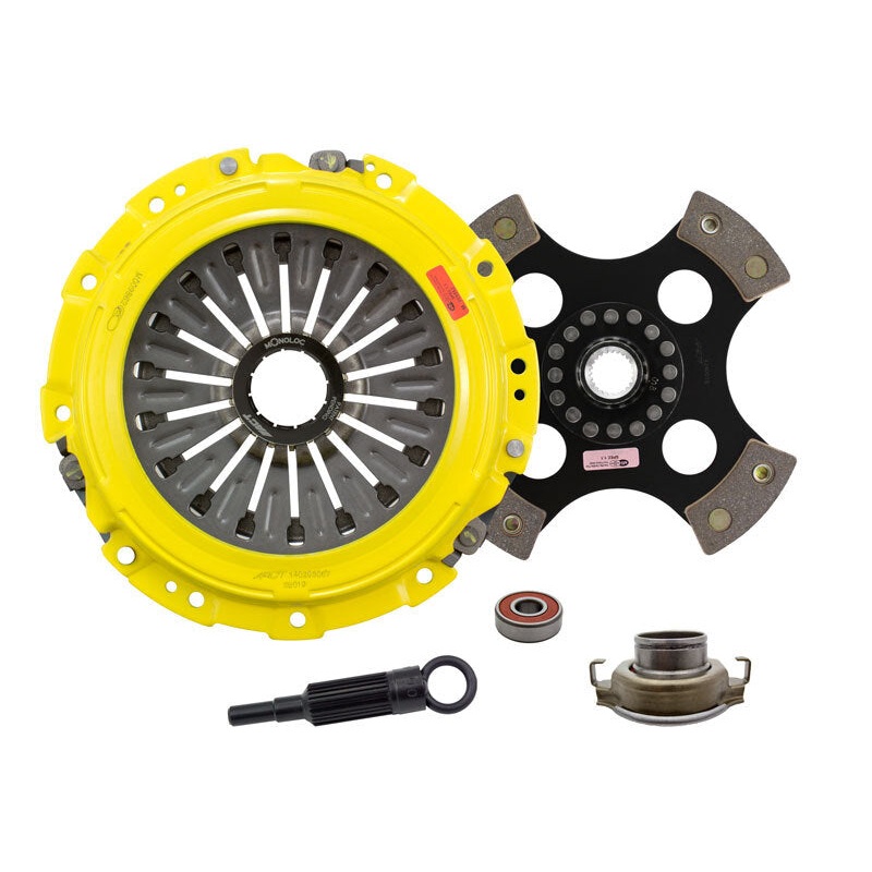 ACT Heavy Duty Race Rigid 4 Pad Clutch Kit with Monoloc – 2007-2009 Subaru Legacy spec.B / 2004-2021 Subaru Impreza WRX/STI