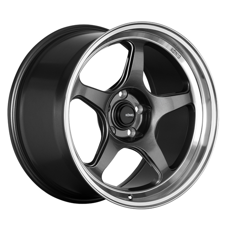 KONIG Hyperspec Wheel – 19×8.5A +32 | 5×114.3 | Anthracite Metallic w/ Machined Lip