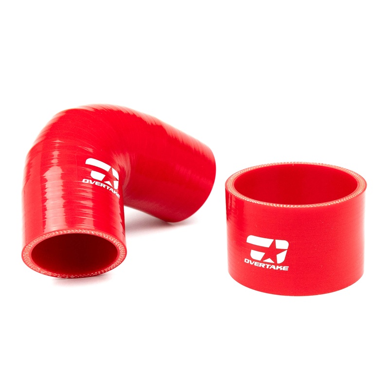 Overtake Top Mount Intercooler Silicone Coupler Kit Red – 2004-2021 STI / 2002-2007 WRX | A10131RED