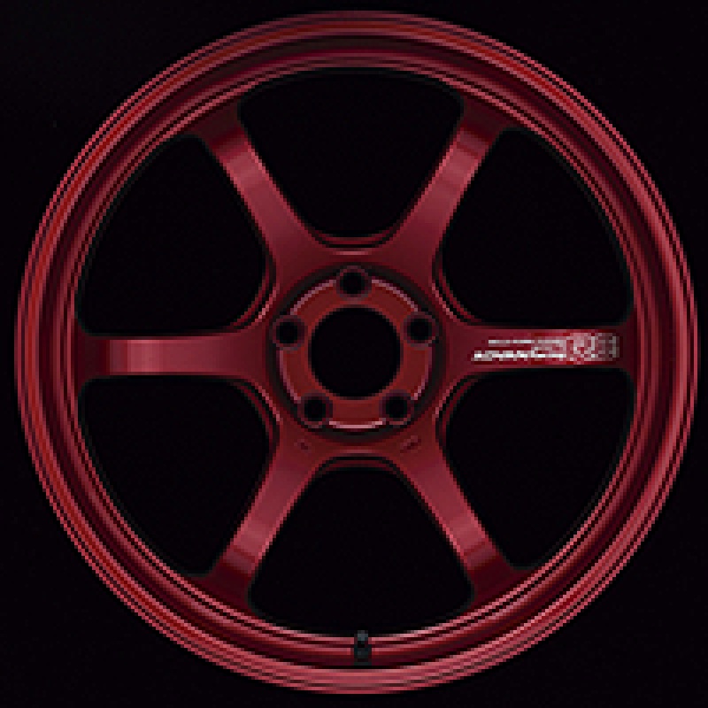Advan R6 18×9.5 +29 5-114.3 Racing Candy Red Wheel