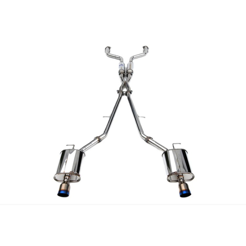 Invidia Q300 Cat-Back Exhaust 2007-2008 Infiniti G35 Sedan, 2009-2014 G37 Sedan, 2015-2016 Q40 (Single Layer Titanium tips)