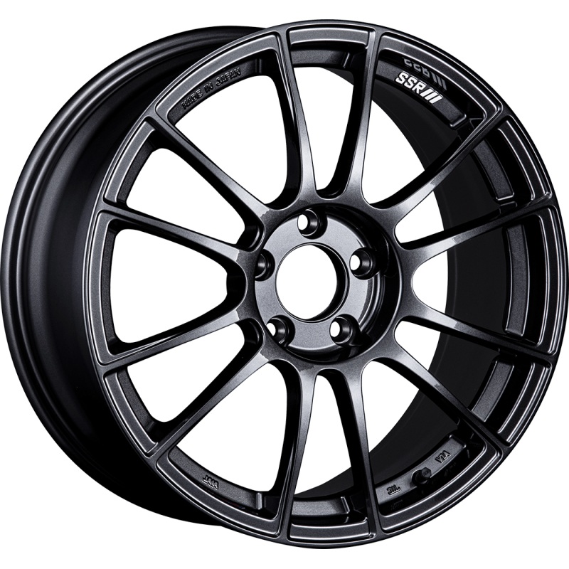SSR GTX04 19×9.0 5×112 25mm Offset Black Graphite Wheel