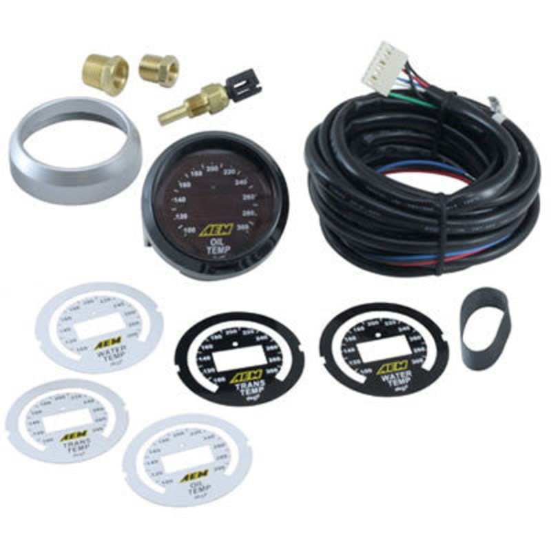 AEM Oil/Trans/Coolant Temperature Digital Gauge 52mm