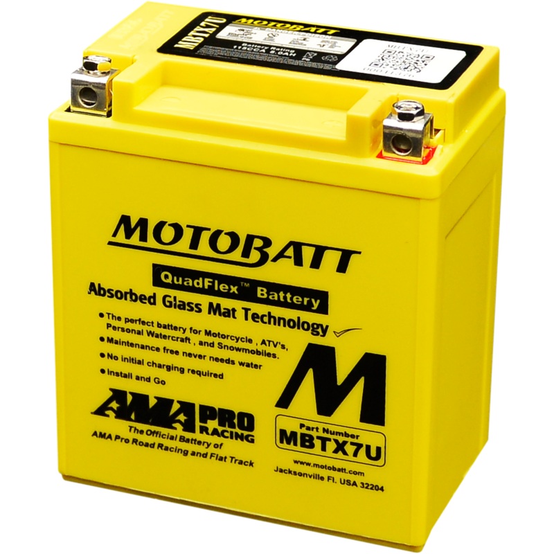 Mbtx7U Sealed Factory Activated AGM Battery by MotoBatt