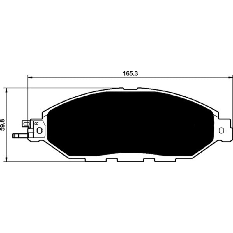 Porterfield Brake Pads for 2017 NISSAN PATHFINDER