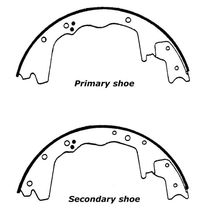 Porterfield Brake Shoes for 1994 FORD F350 1 Ton 2WD DRW  3 1/2 Rear Shoe