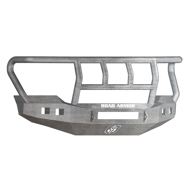 Road Armor 11-16 Ford F-250 Stealth Front Bumper w/Titan II Guard Standard Flare – Raw