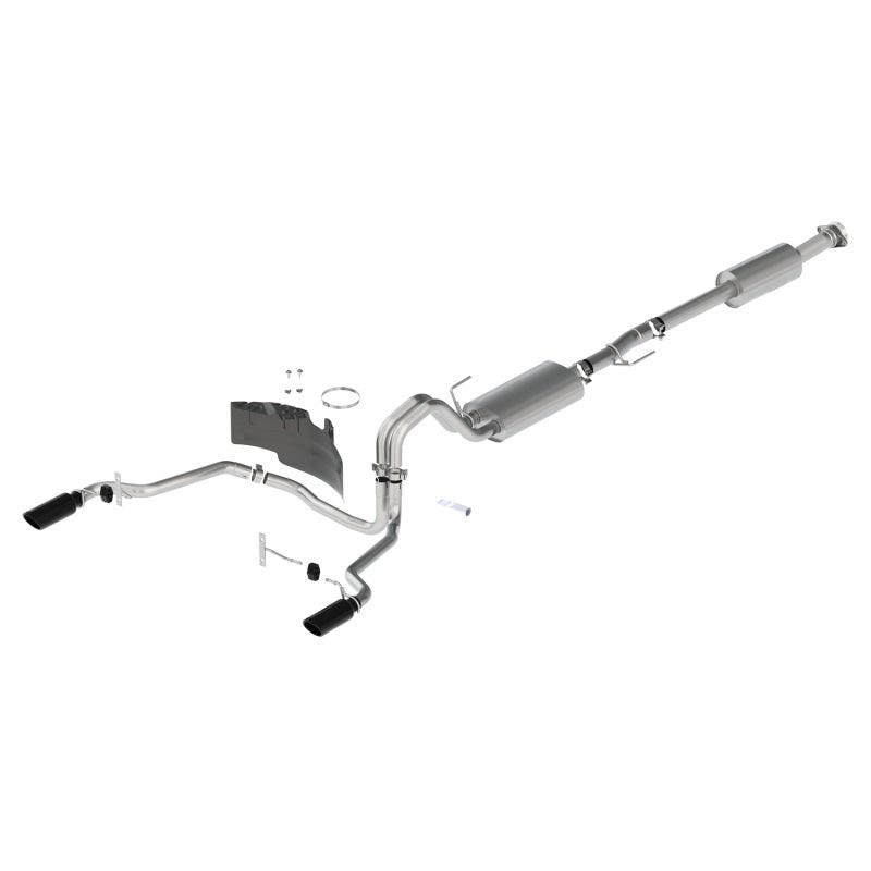Ford Racing 21-24 F-150 Touring Rear Exit Exhaust – Black Tips