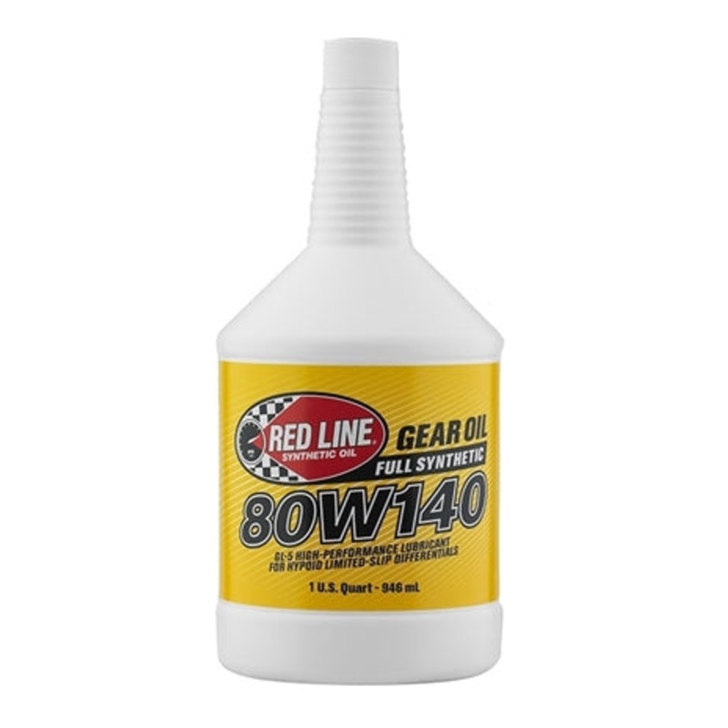 Red Line 80W140 GL-5 Gear Oil – 1 quart