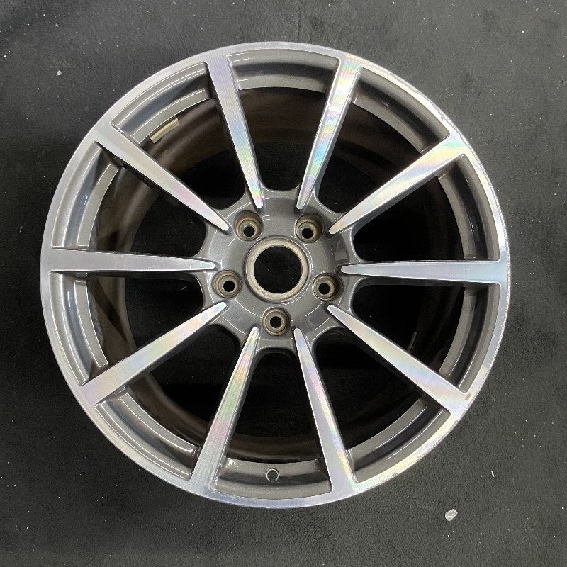 20″ PORSCHE 911 12-13 991 model 96.5″ WB Carrera 20×11 rear 10 spoke flat spokes Original OEM Wheel Rim