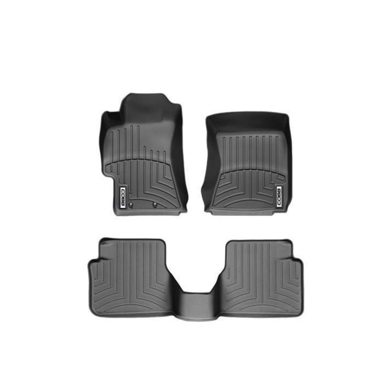 COBB x WeatherTech Front FloorLiner and Rear FloorLiner Set WRX 2008-2014 / STI 2008-2014 / 2.5GT 2009-2010 | WT44166-1-2