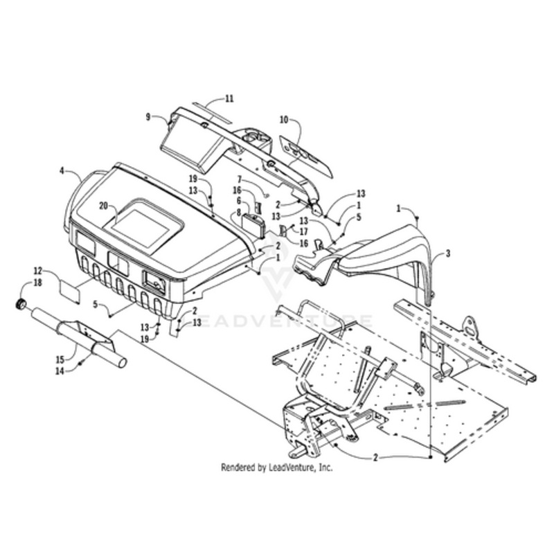 Dash Assembly (Inc. 10-11) by Arctic Cat