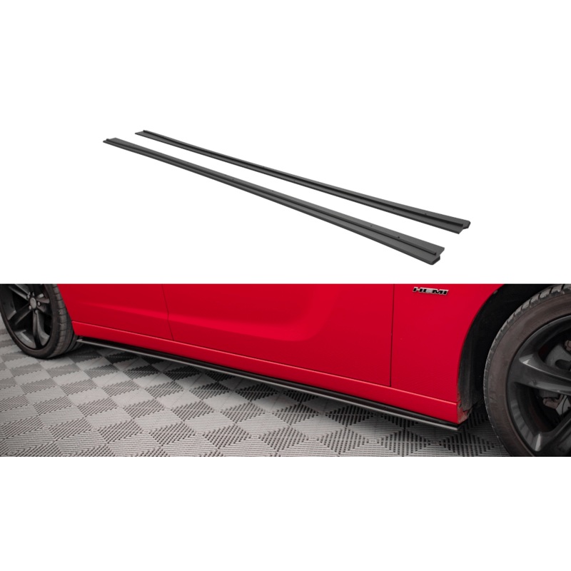 Maxton Design Street Pro Side Skirts Diffusers – Dodge Charger RT Mk7 Facelift