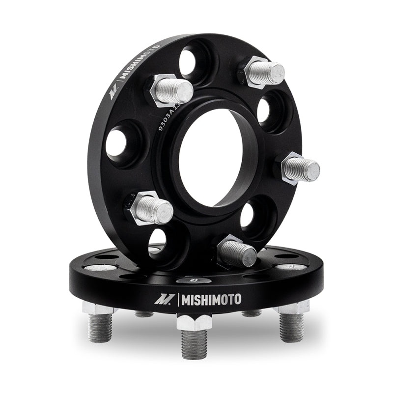 Mishimoto Mishimoto Wheel Spacers 5×114.3 64.1 CB M14x1.5 15mm BK