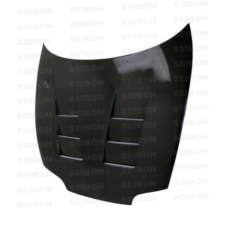 SEIBON TS-Style Carbon Fiber Hood – 93-98 Toyota Supra