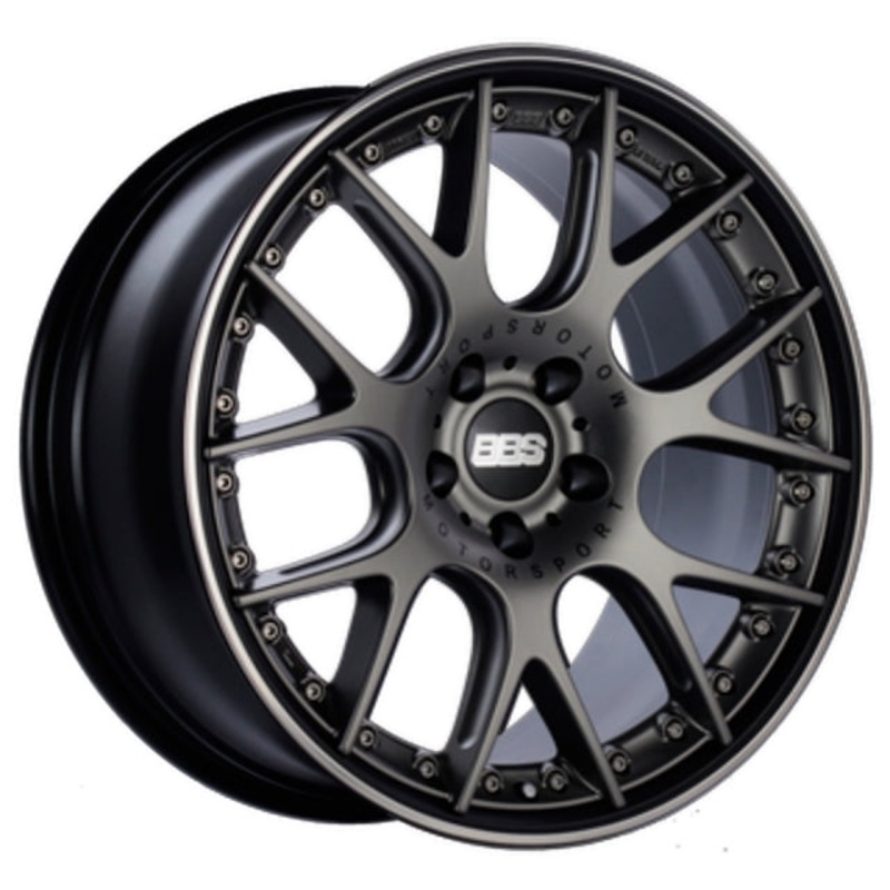 BBS CH-R II Wheel – 21×9.5 +30 | 5×112 | Satin Platinum w/ Motorsport Etching