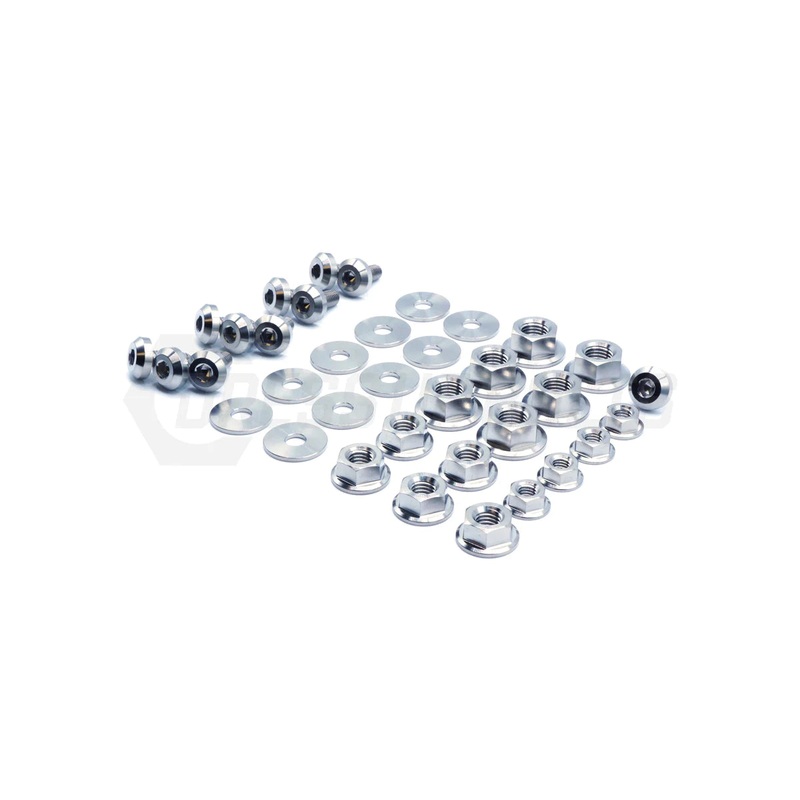 Dress Up Bolts [22-25 WRX] Stage 1 Titanium Hardware Engine Bay Kit | Blue | SUB-038-Ti-BLU