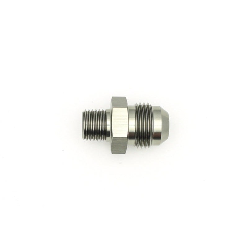 DeatschWerks 8AN Male Flare To 1/4in. Male NPT Adapter