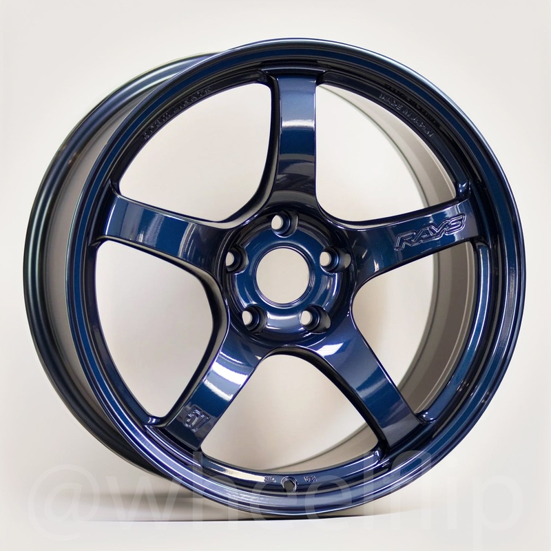 Gram Lights 57CR 18×9.5 +38 5×120 Eternal Blue Pearl (SET)