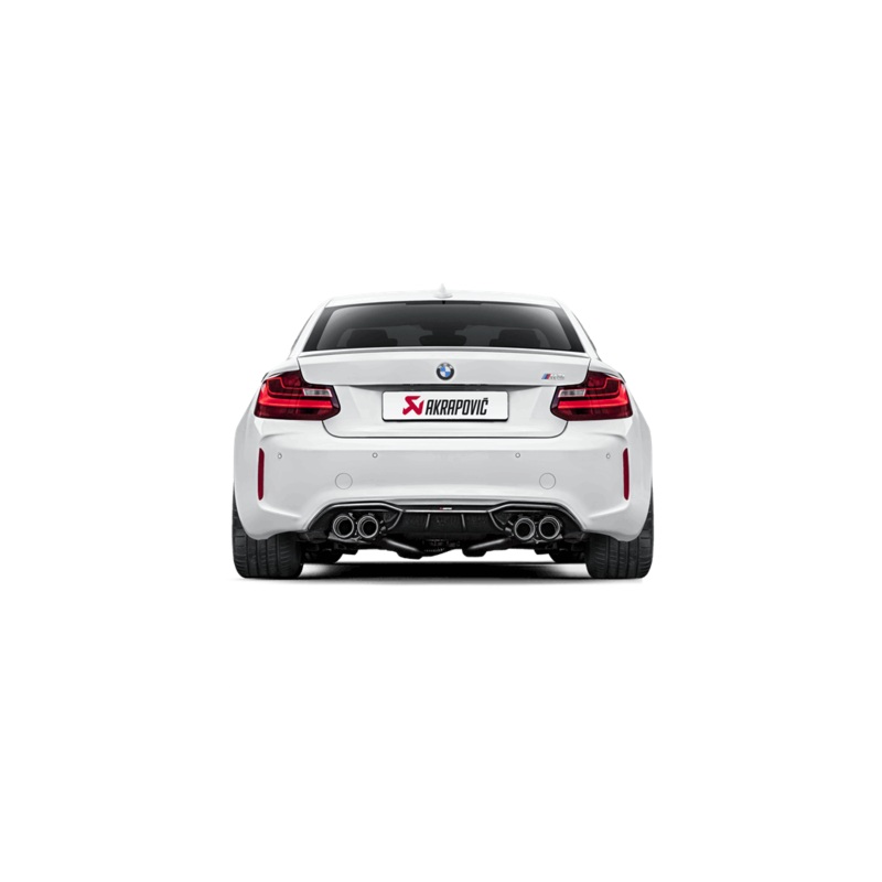 Akrapovic 16-17 BMW M2 F87 Evolution Line Cat Back (Titanium) w/Carbon Tips